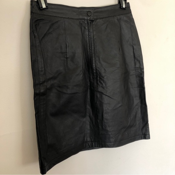Vintage Wilsons Leather Skirt - Picture 4 of 5